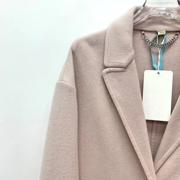 Burberry pink cashmere coat